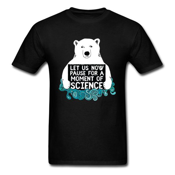 

science bear t shirt let's pause a moment tshirt brand new cartoon designer great wave tee shirts bear quote sport hooded sweatshirt ho