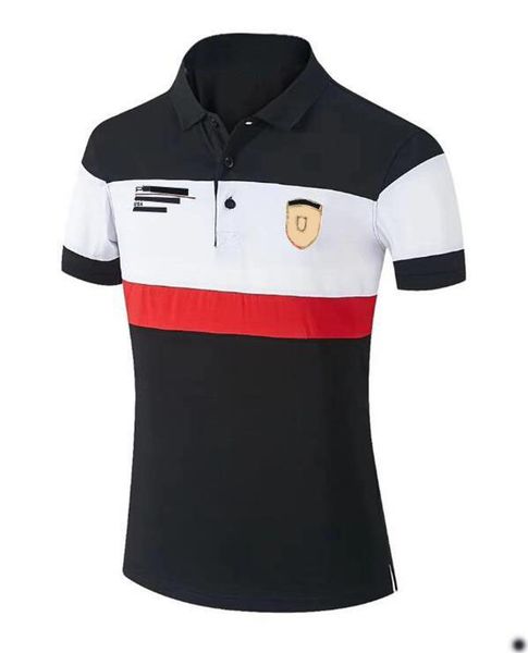 

2021 new polo shirt with lapel polyester quick-drying short-sleeved motorcycle racing t-shirt breathable can be customized