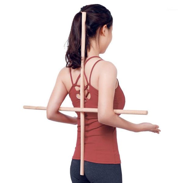 

accessories yoga rod sticks comfortable body stretching tool for martial artists dancers gymnasts open shoulder back corrective hump1