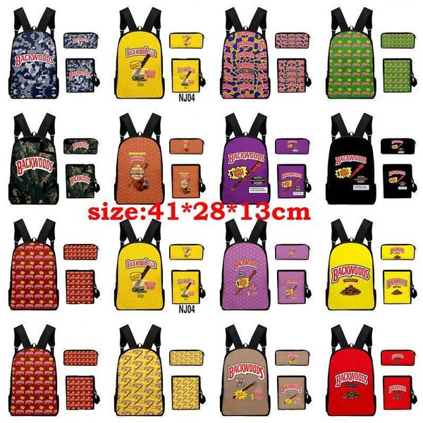 

14styles 3pcs/set backwoods camouflage camo army green backwoods wild mild cigars light purple boys rucksack penbags jllzpu