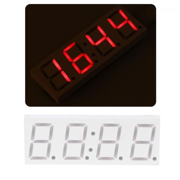 

timers ds3231 electronic diy 0.8inch dot matrix led clock kit 4 digit display 5v mciro usb car clock1