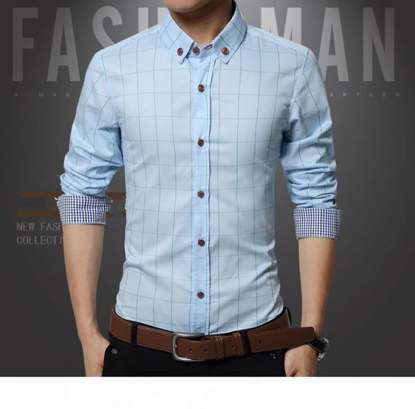 

elder mens plaid business shirts man 5xl lapel neck long sleeve patchwork dress shirt men high fashion plus size clothes, White;black