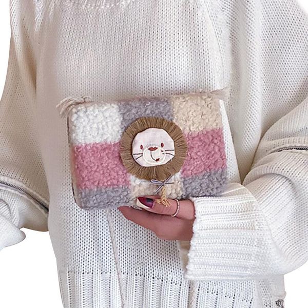 

cute ladies cartoon cross body bag plaid messenger bag womens shoulder over bags organiser handbags