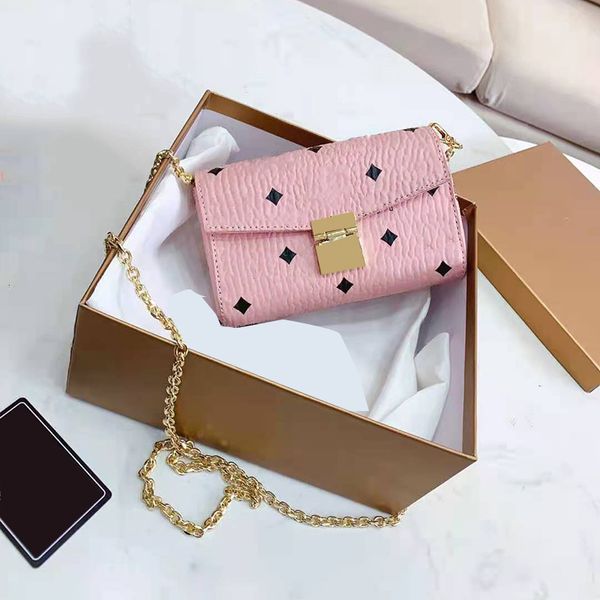 

pink sugao women shoulder bags designer chain bag luxury purse crossbody bag lady messenger bags new fashion bag with box