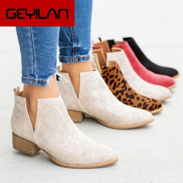 

women leather shoes autumn and winter boot casual buckle-pointed toe strap flat nude boots casual shoes, Black