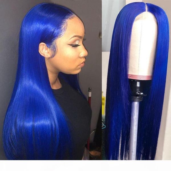 

g h purple wig blonde lace front wig blue wig brazilian hair wigs remy human hair, Black