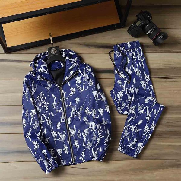 

new arrival mens womens tracksuit sweatsuit letter pattern printing track sweat suit mens jackets sportswear -3xl, Gray