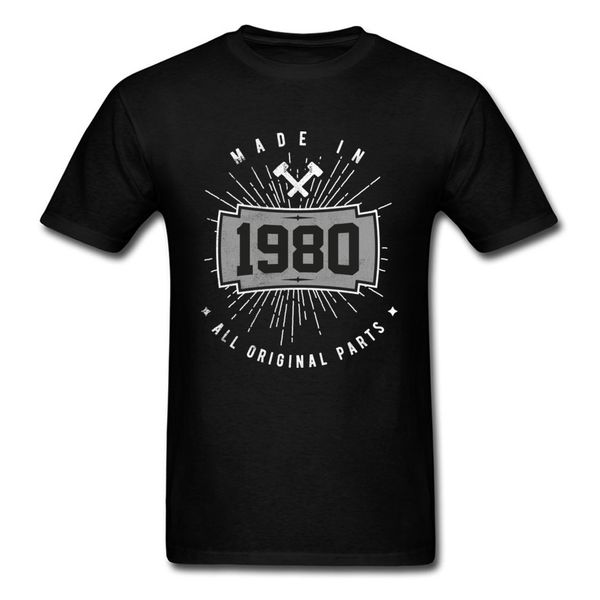 

well chosen 1980 dad father's day 38th birthday gift taille plus size quality natural loose custom hooded sweatshirt hoodie men t shirt