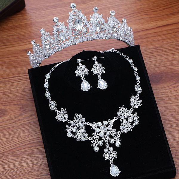 

acessorios para o cabelo da rainha princesa coroa tiaras de noiva perola strass casamento joias cabelo das mulheres, Golden;silver