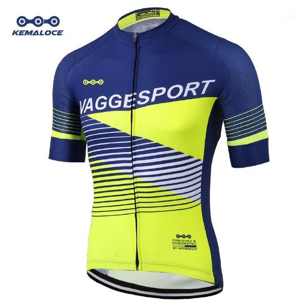 

blue bright popular summer cycling wear fluorescence yellow race bicycle shirt neon international ciclismo men bike jersey kits1, Black;red