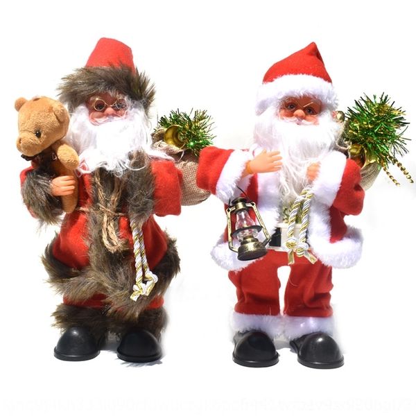 

mziie new electric santa music dolls children's s gifts christmas doll accessory decorations new electric santa music dolls children&#0