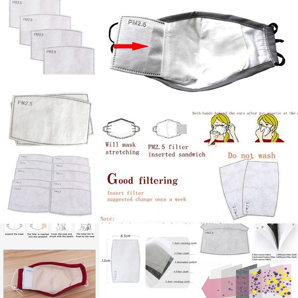 

dust mouth layers 10pcs 5 anti pm2.5 haze mask filter paper health care with fast shipping for do0l