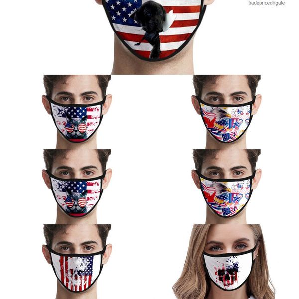 

er shipping washable reusable designer cotton mouth design face mask linen mask# kn8d 137s