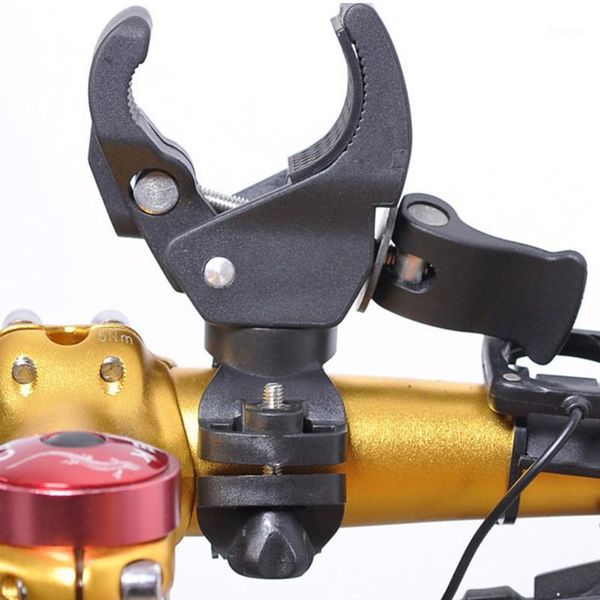 

90 degree rotating mount clamp clip parts cycling accessories adjustable universal lamp stand portable bicycle holder1