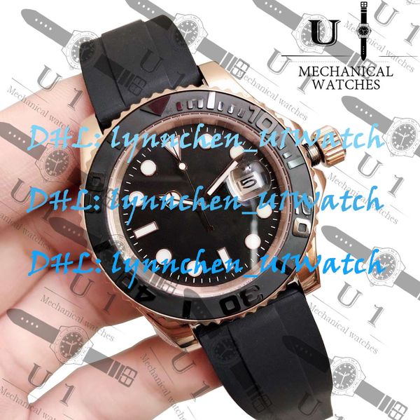

u1 factory explosion style fashion men's watch red needle black belt automatic mechanical watch xj211, Slivery;black