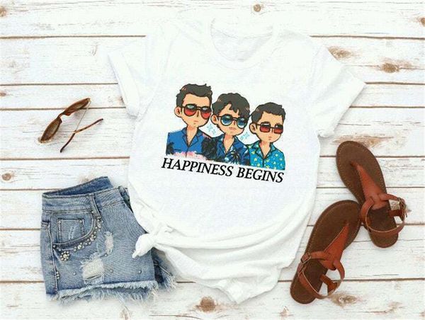 

the jonas brothers t-shirt - happiness begins tour tshirt - jobros shirt classic custom design tee shirt sport hooded sweatshirt hoodie