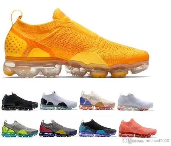 

moc 2 mens designer choes men women casual air cushion laceless 2.0 wheat dress trainers outdoor hiking zapatos sports sneakers 36-45