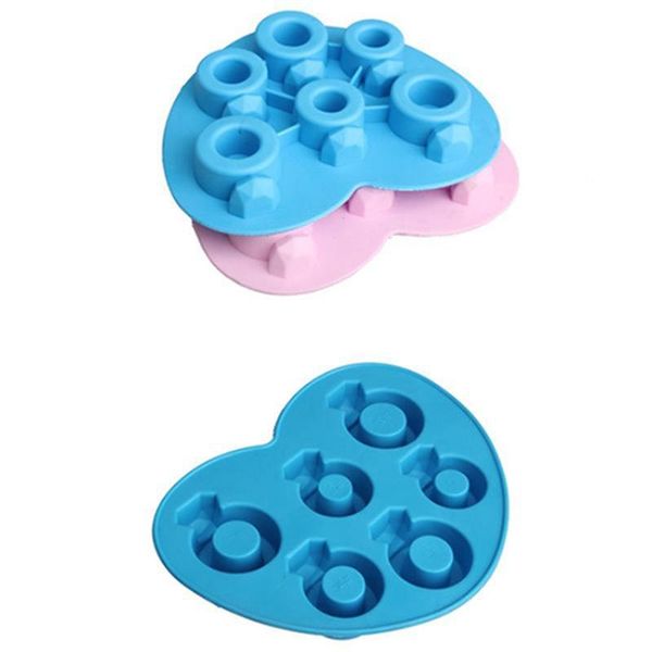 

алмазное кольцо любовь ice cube ice tray mold maker mold стиль заморозка ice cream maker diy плесень бар инструмент кухня морозильник инстру
