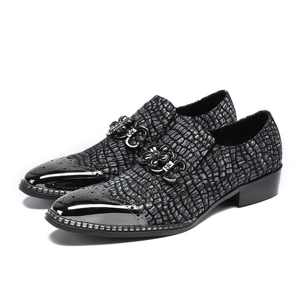 

мужские горох обувь set feet дышащий мужская обувь бизнес одежда из кожи, Black