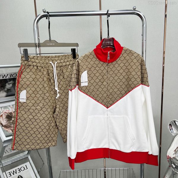 

tracksuits man men's women spring summer fashion outfits teenager streetwear mens jackets shorts f57z, Gray