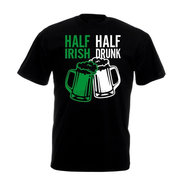 

дизайнеры балахон half irish полупьяный смешной день святого патрика день рождения мальчишник свадебный подарок ретро футболки толстовка