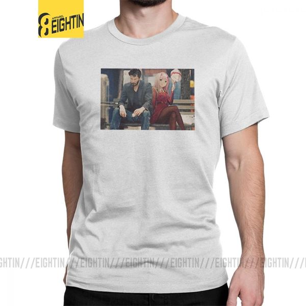 

keanu darling in the franxx zero two novelty short sleeve clothes summer style purified sport hooded sweatshirt hoodie men t shirt