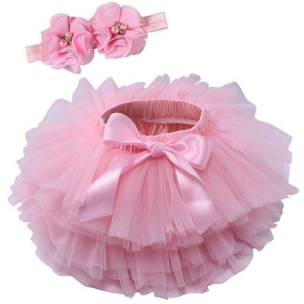 

new baby girls tulle bloomers infant newborn tutu diapers cover tutu skirt girls skirts rainbow skirt short skirts+headband set