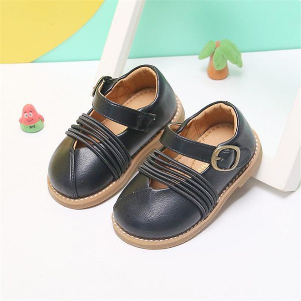 

dimi spring autumn genuine leather baby girl princess shoes comfortable soft flat non slip 0 3 year infant toddlers shoes wmtrix rimmer, Black