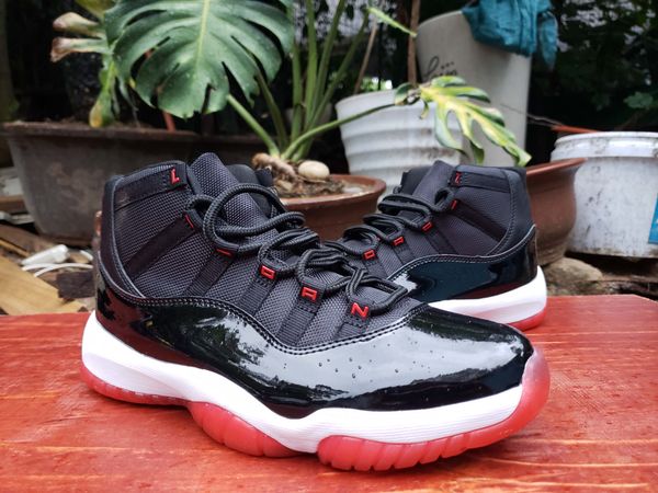 

fashion bred concord mens basketball shoes 11 luxury black red white 11s sneakers sports trainers for men us size7-13, White;red