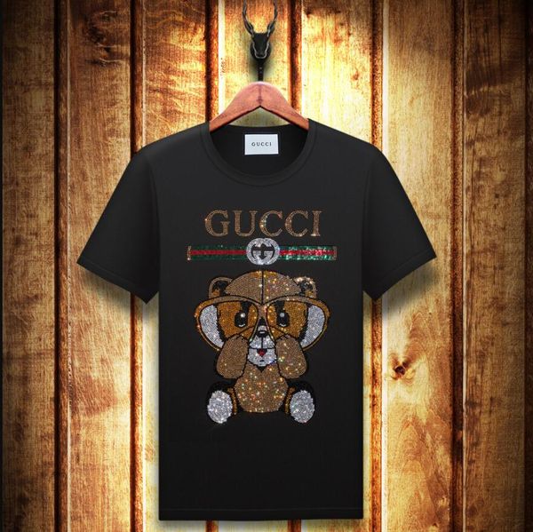 

2021 the latest model adopts advanced drilling technology. advanced middle east diamond short sleeves adopt odell fabric logo s-5xl, White;black