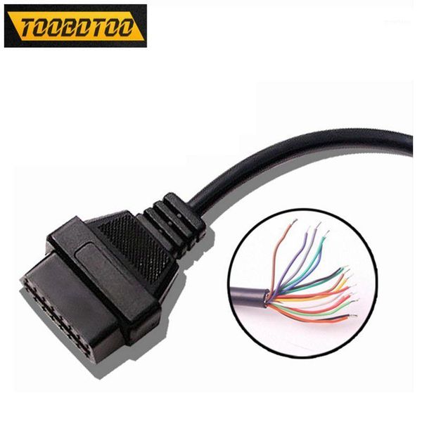 

opening 30cm 16 pin male and 16 pin female obdii extension cable obd2 connector diagnostic tool 16pin male and 16pin female1