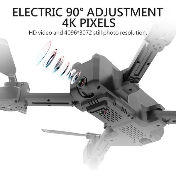 

mini foldable drone with dual camera 1080p 4k hd wifi fpv optical flow rc profission quadcopter kf6071