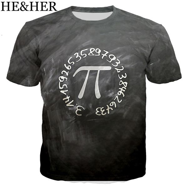 

math pi 3d print shirts oversized funny graphic men clothing