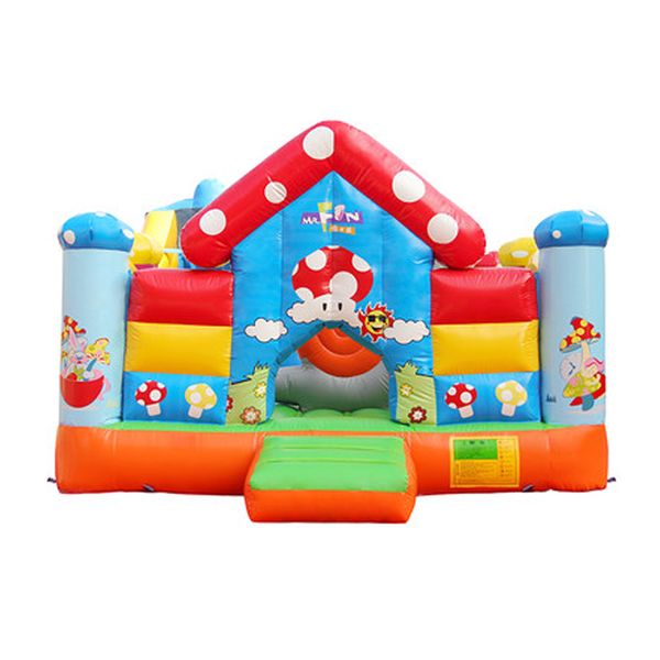 

commercial grade inflatable mushroom town castle fun city super lovely mushroom city castle amusement park moonwalk for kids with air blower