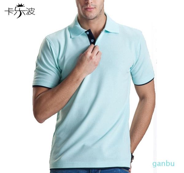 

brand clothing men polo shirt cotton lapel short sleeve can be wholesale twomen mens designer polo shirts, White;black