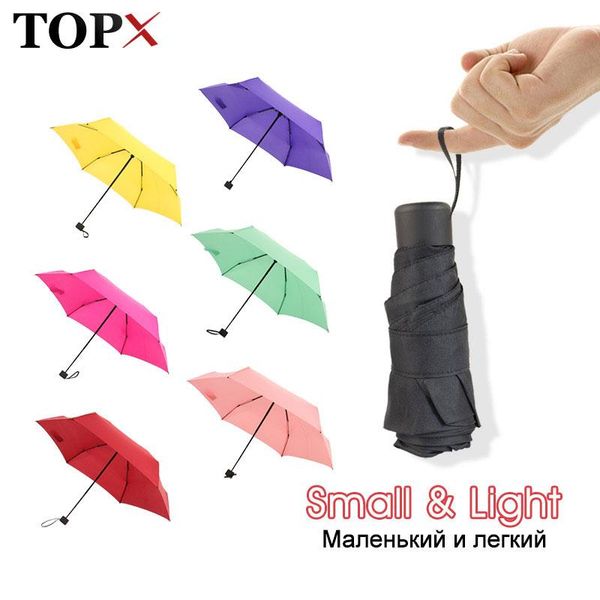 

супер легкий 190g карманный зонт дождь женщины мини ув 5 складные зонты мужские подарочные зонтик девушки водонепроницаемая путешествия дети