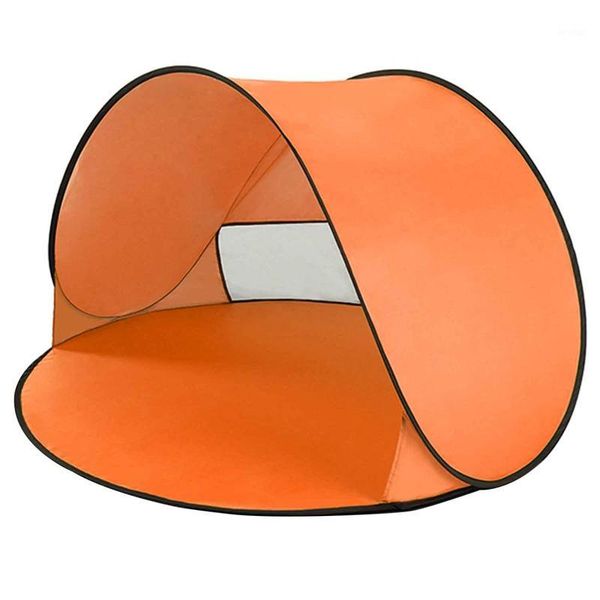 

tents and shelters orange outdoor camping instant up tent baby beach cabana portable anti uv sun shelter for fishing hiking1