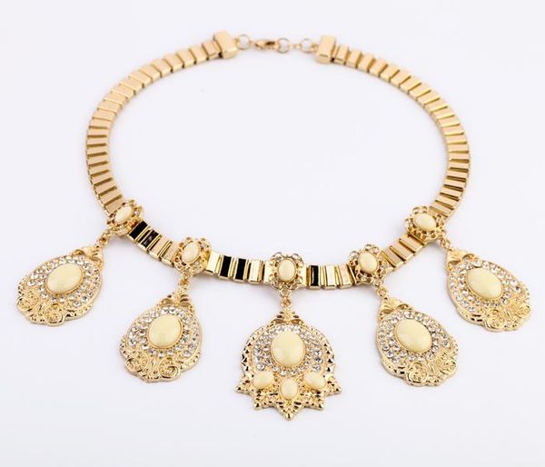 

new fashion jewelry elegant box chain antique gold color necklace, Golden;silver