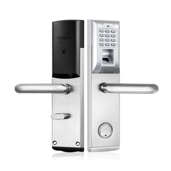

biometric fingerprint lock password electronic keypad door lock with deadbolt smart entry keyless home office l18083bs