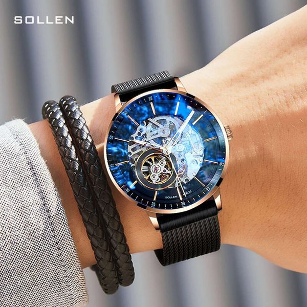 

sollen solon y automatic mechanical watch for studentsbgt