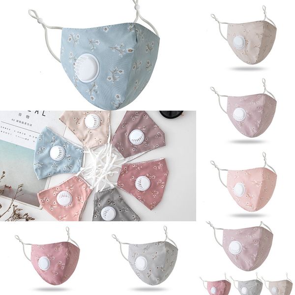 

designer mask fashion face pink dust haze masks can be washed breathable male cotton with breathing valve female facemask 4 npqhy