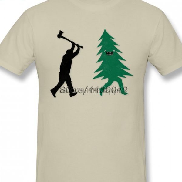 

funny christmas tree hunted by lumberjack humor t shirt for men plus size team tee shirt 4xl 5xl 6xl camiseta sport hooded sweatshirt hoodie