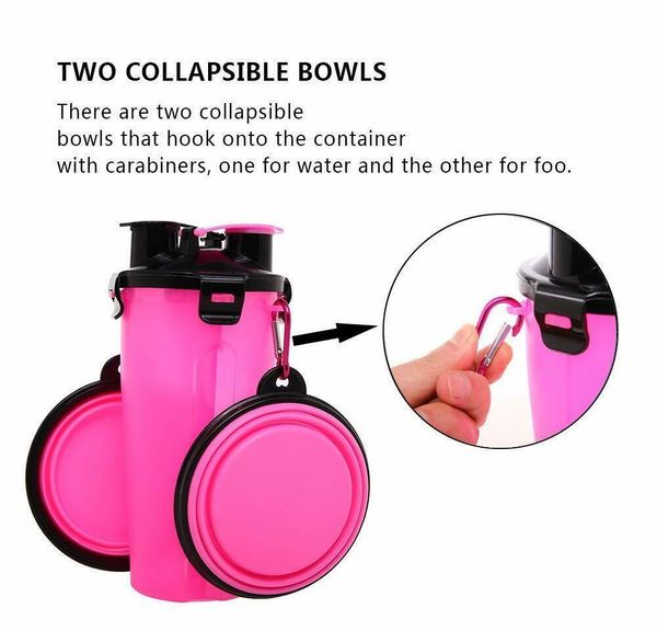 

portable pet dog cat water bottle food cup drinking travel outd jllrla jhhome
