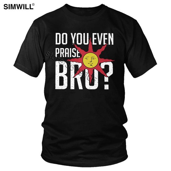 

sport fashion latest tee shirt for men cotton do you even praise bro t shirts short sleeved dark souls the sun gift idea fans clothing