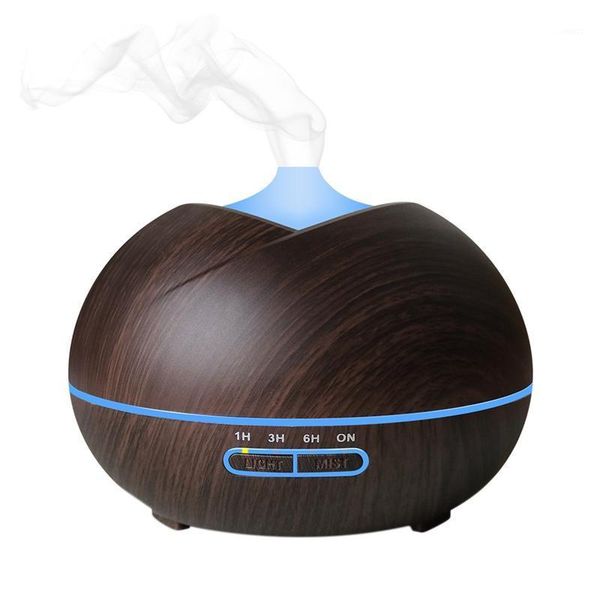 

wood grain humidifier, can add aroma humidifier, portable home office humidifier automatic spraying in 7 colors(us plug)1