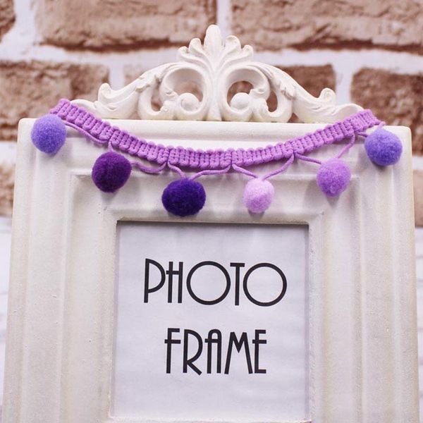 

10yards lot little ball lace ribbon tassel cotton tassels trimming fringes diy for sewing bed sheet clothes curtains decoration h jllogf