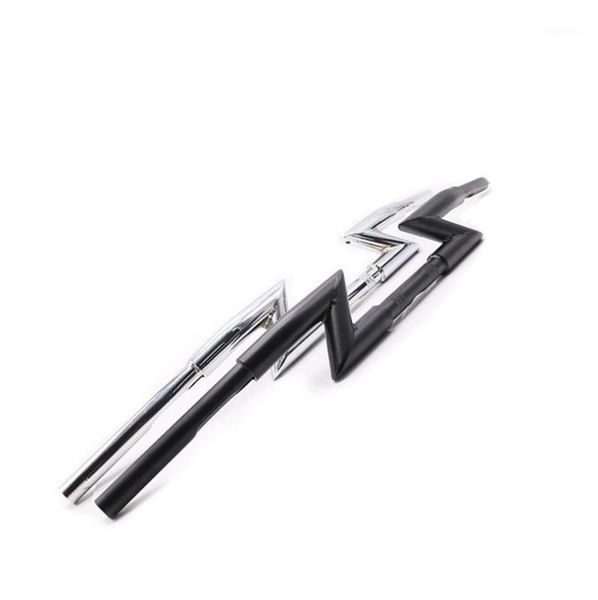 

1" 25mm drag black handlebar handle cafe racer chopper big dog dirt bike custom1