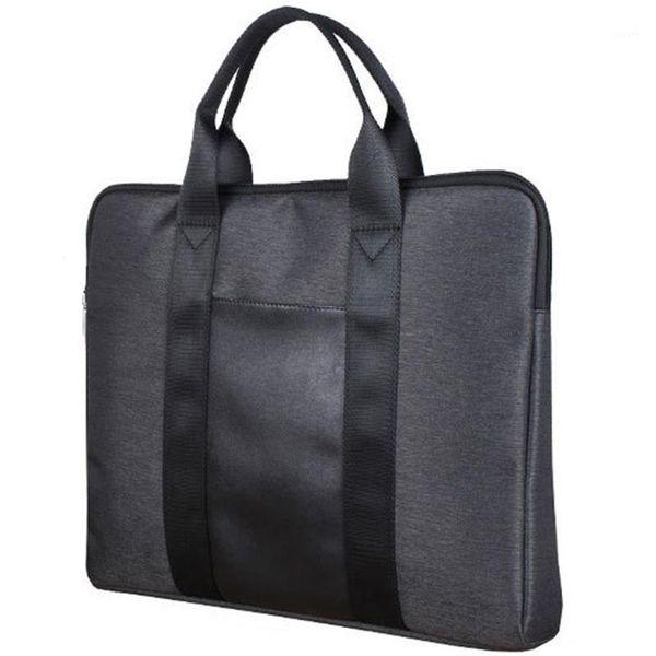 

business office men's briefcase practical simple large capacity file bag oxford cloth handbag1