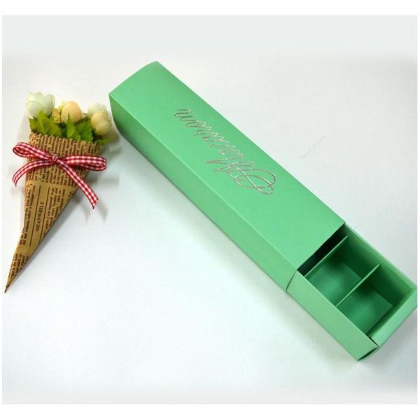 

500pcs 6 colors macaron packaging wedding candy favors gift laser paper boxes 6 grids chocolates box/c wmtcbr pets2010