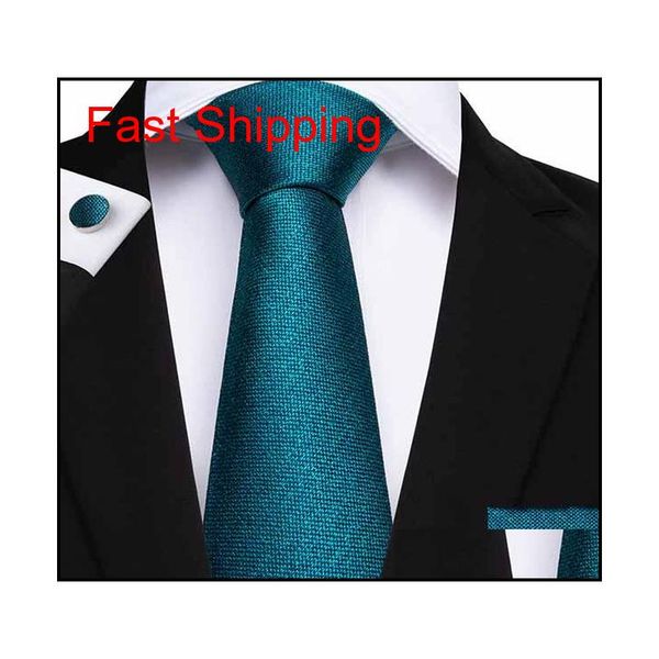 

necktie peacock green ties jacquard woven 100% silk handmade tie pocket square cufflinks busine qylzii new_dhbest, Black;blue